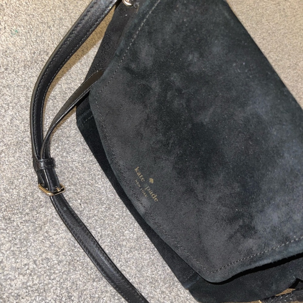 Velvet black Kate spade crossbody
